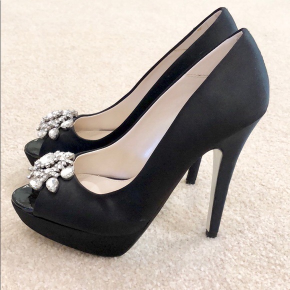E Live From The Red Carpet Peep Toe Heels Size 8.5 - Picture 2 of 9